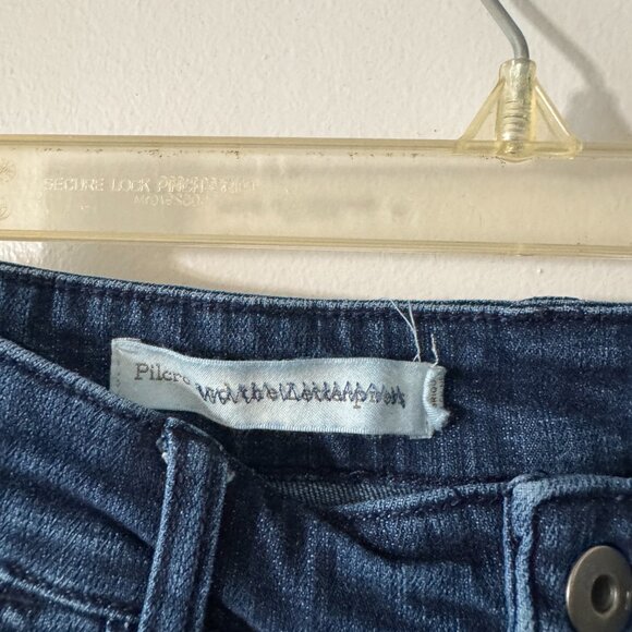 ☀️ PILCRO & THE LETTERPRESS Sequin Patch Embellished Boyfriend Jeans Dark Wash - Picture 7 of 9